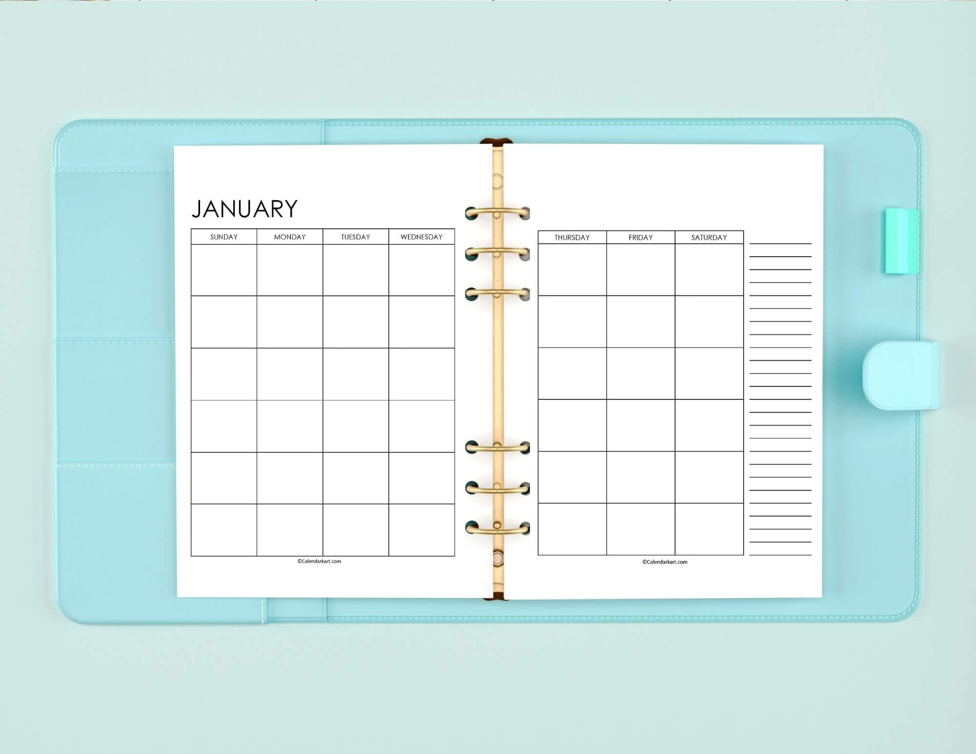 2 Page Monthly Calendars 2024 And Undated Versions - Calendarkart throughout 2 Page Per Month Printable Calendar