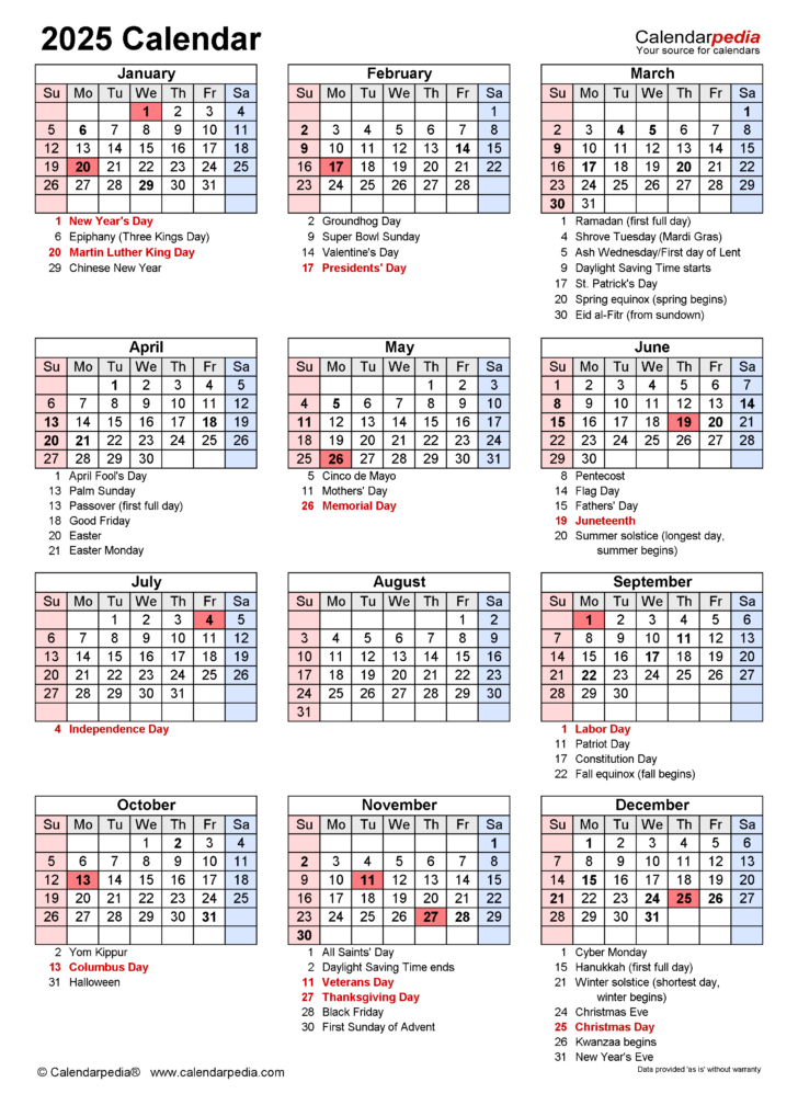 Printable Calendar 2025 Fundraiser Template