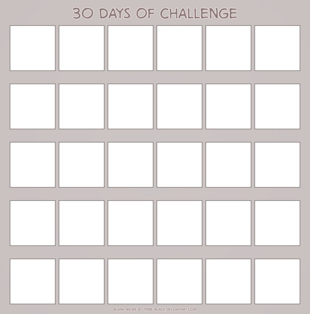 Blank 30 Day Calendar Template throughout 30 Day Blank Calendar Printable