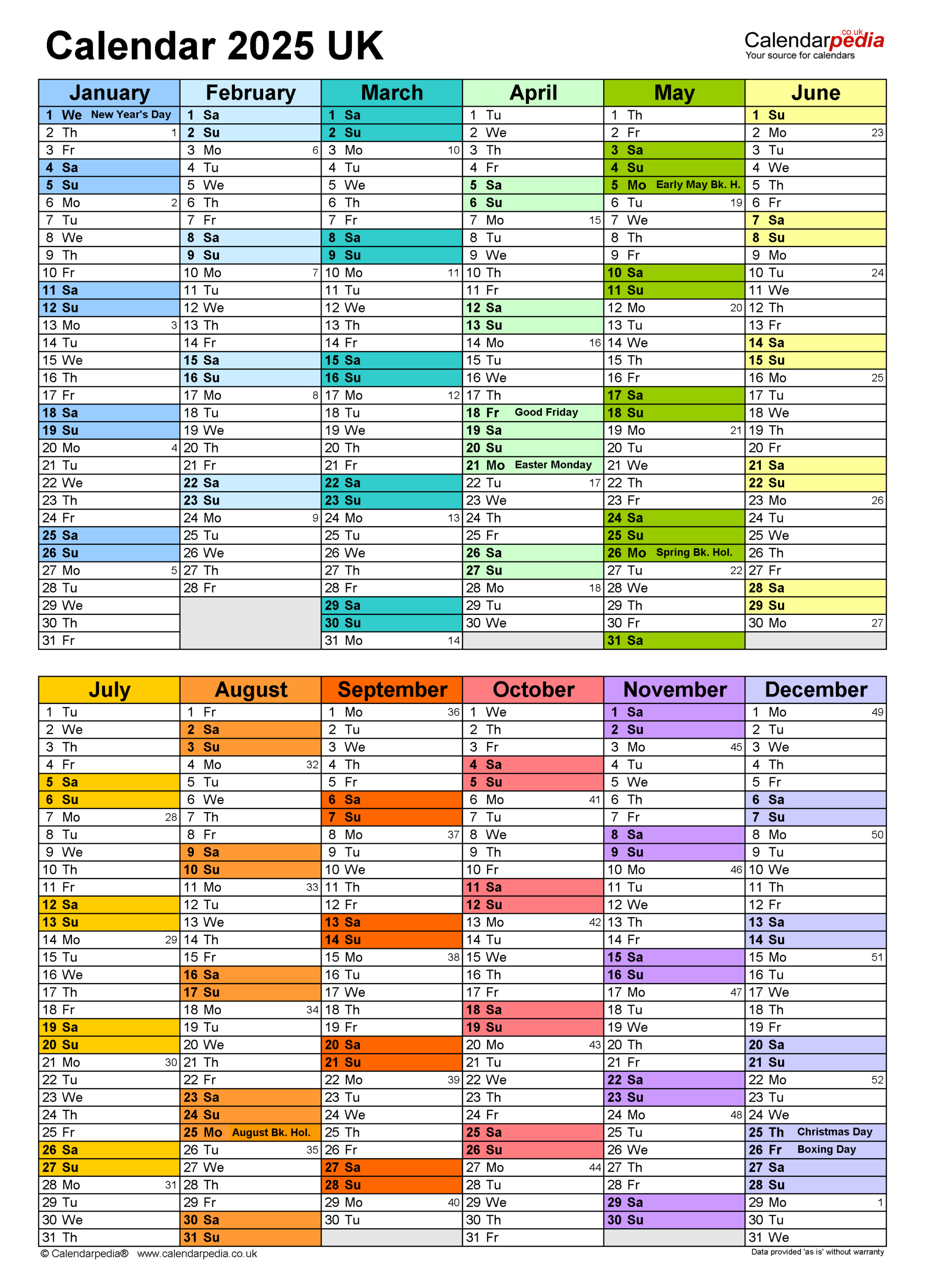 Calendar 2025 (Uk) - Free Printable Microsoft Word Templates with regard to Printable And Fillable Calendar 2025