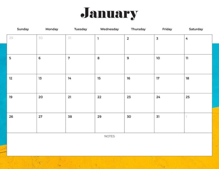 2025 Blank Calendar Printable Free