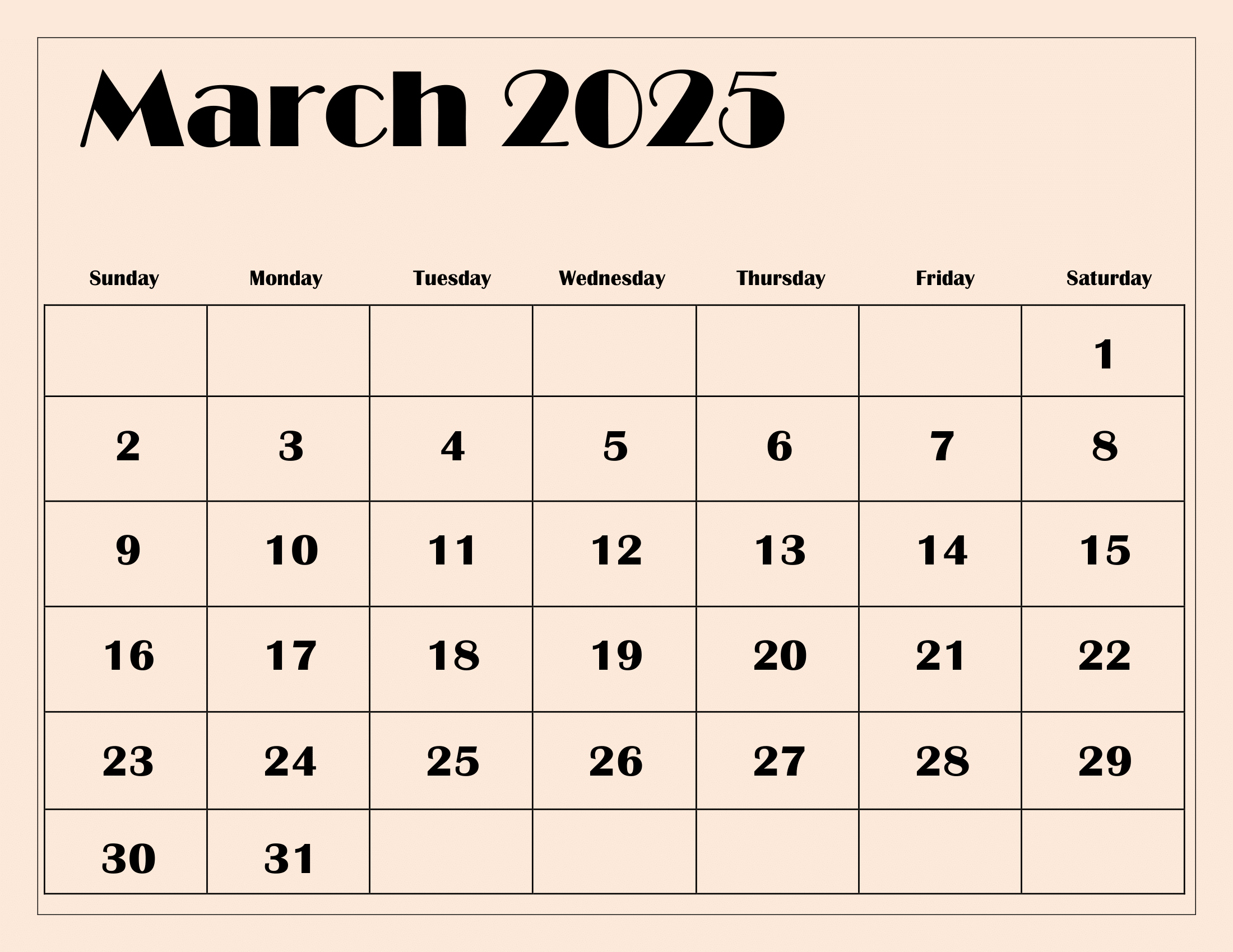 March 2025 Calendar Printable Pdf Template With Holidays with February and March 2025 Calendar Printable