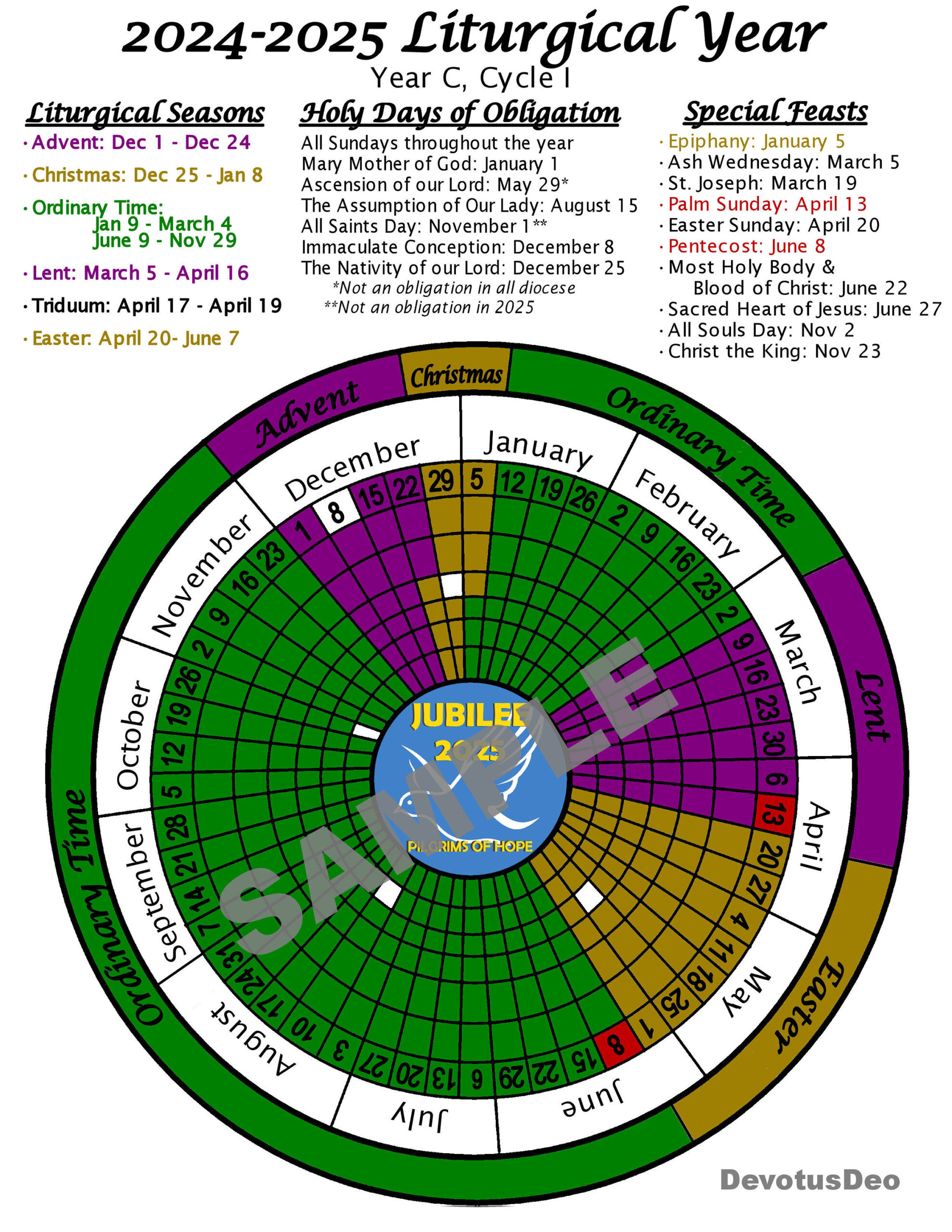 Printable 2025 Liturgical Calendar, Downloadable Catholic with Liturgical Calendar 2025 Printable