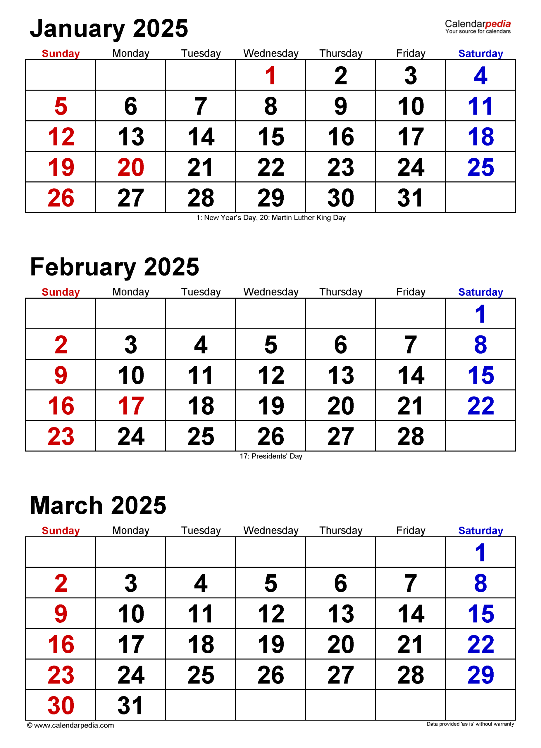 Quarterly Calendars 2025 - Free Printable Word Templates regarding 2025 Quarter Calendar Printable