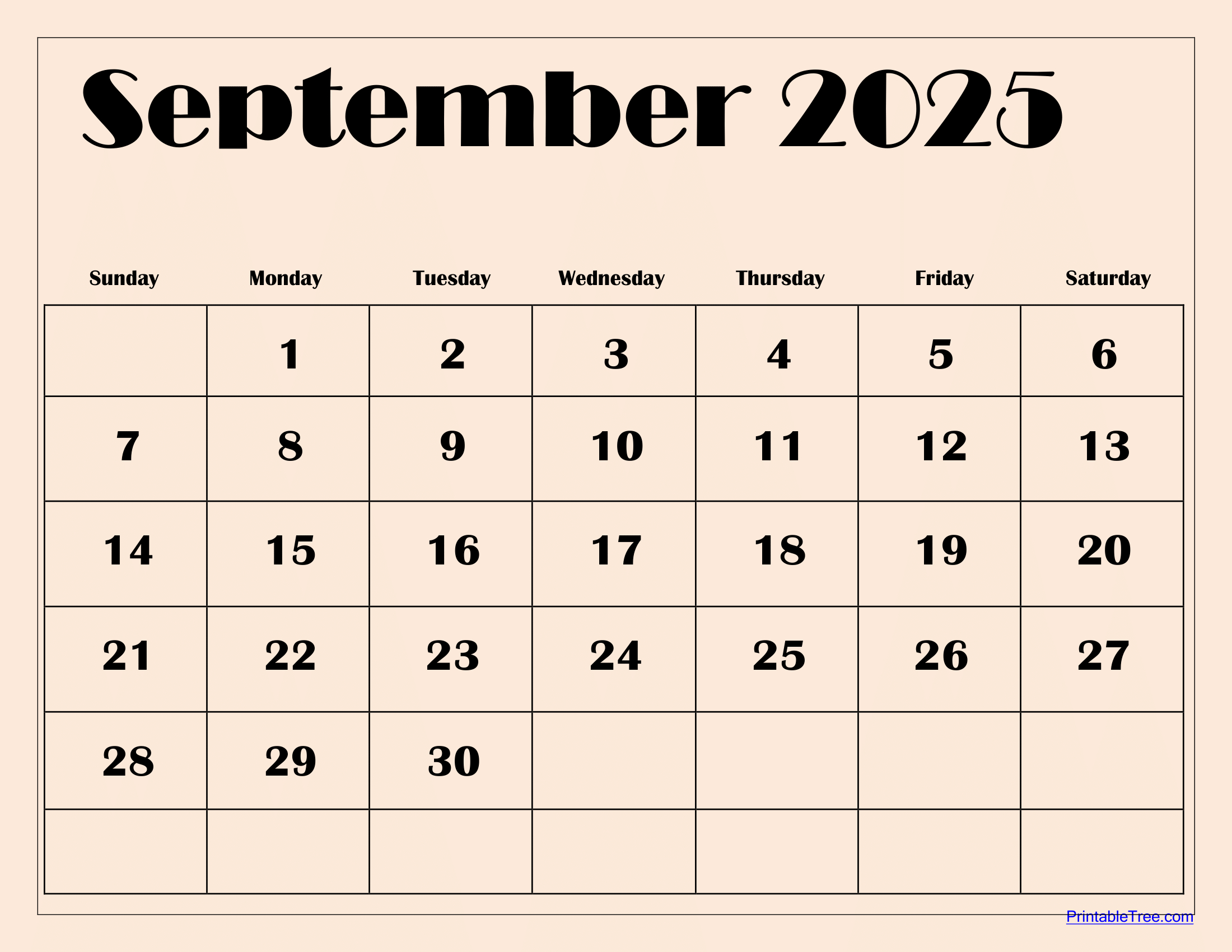 September 2025 Calendar Printable Pdf Template With Holidays regarding Free Printable Sept 2025 Calendar