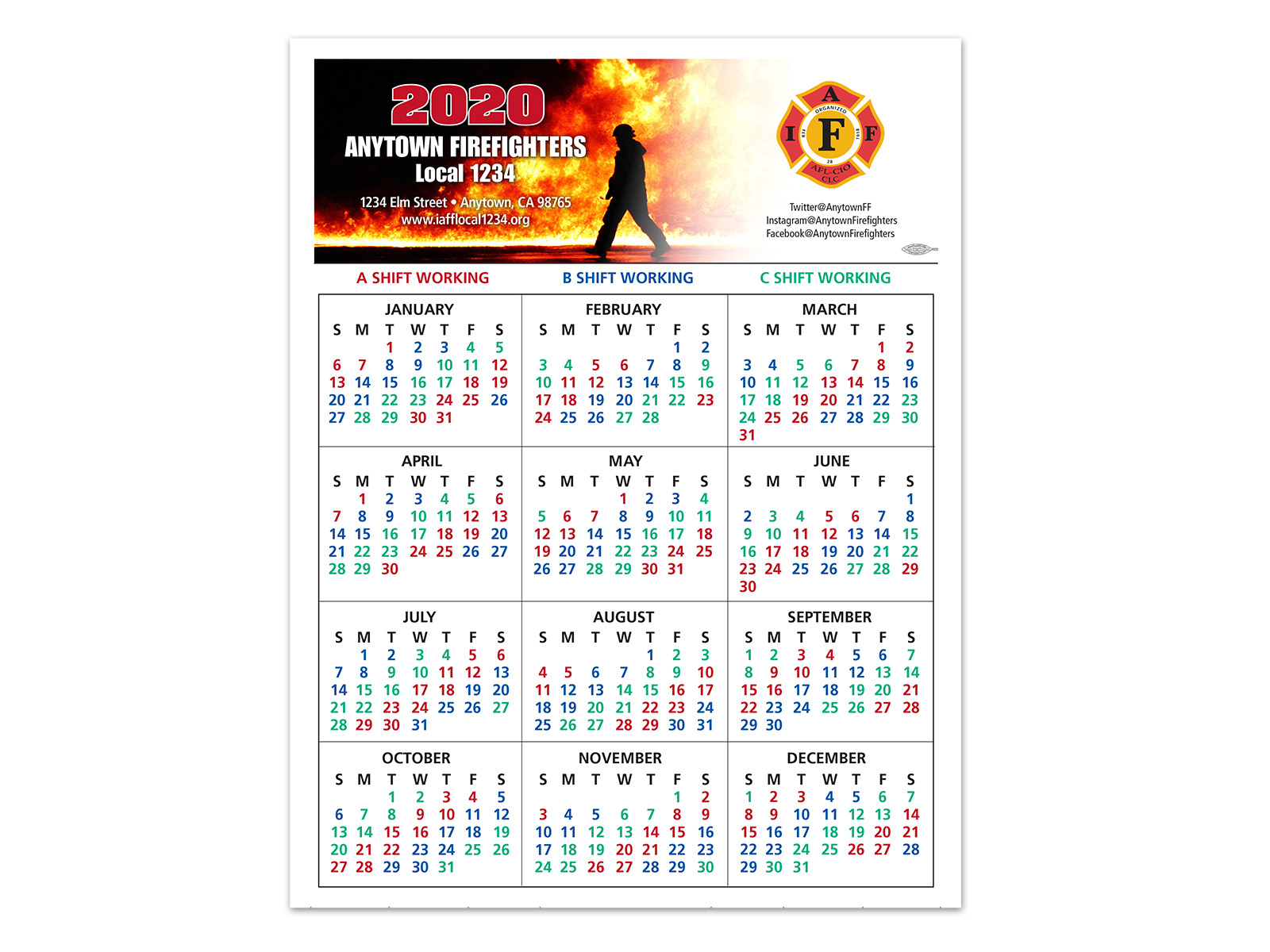 Shift Calendars — Firefighters Print &amp;amp; Design with regard to 2025 Firefighter Shift Calendar 24/48 Printable