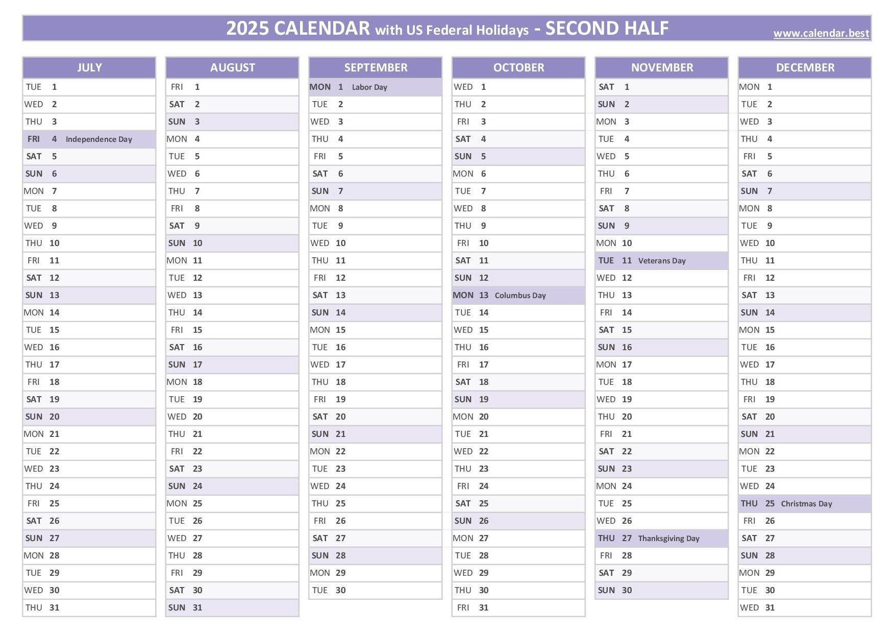 2025 Calendar With Holidays (Us Federal Holidays) within General Blue March 2025 Calendar