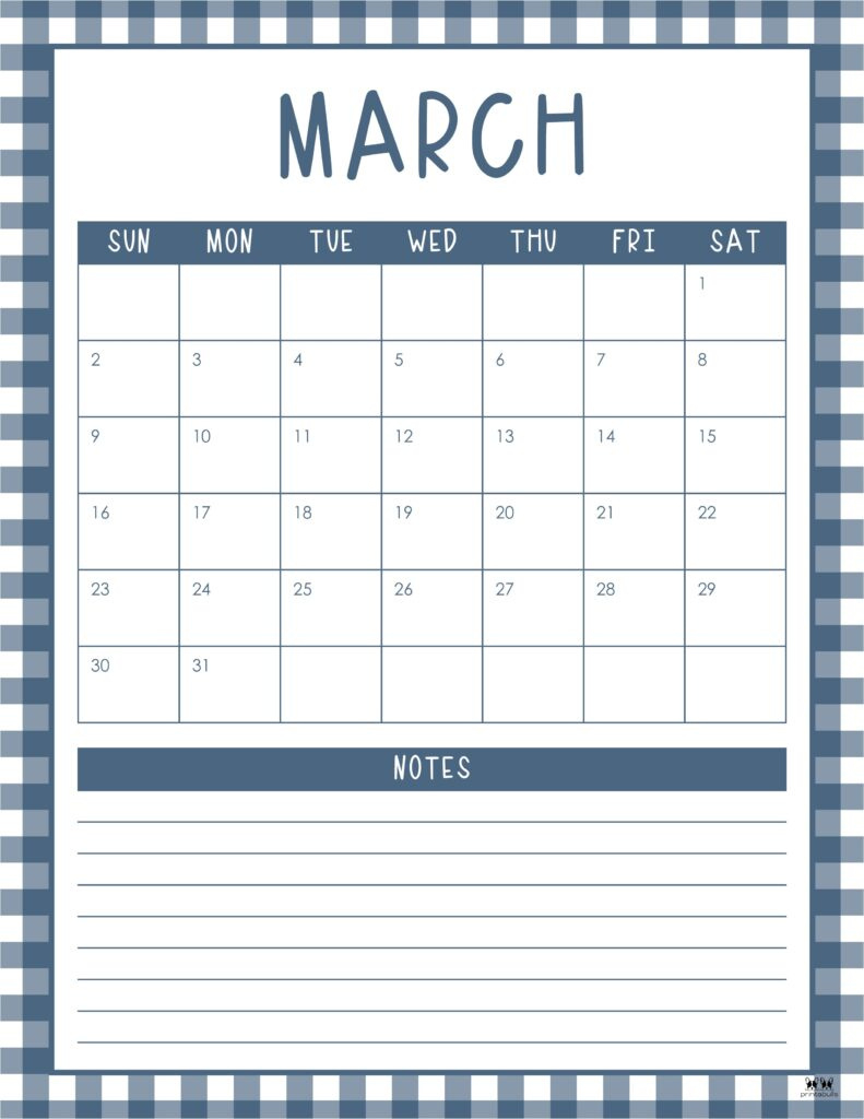 March 2025 Calendars - 107 Free Printables | Printabulls for March 2025 Calendar Printable Excel