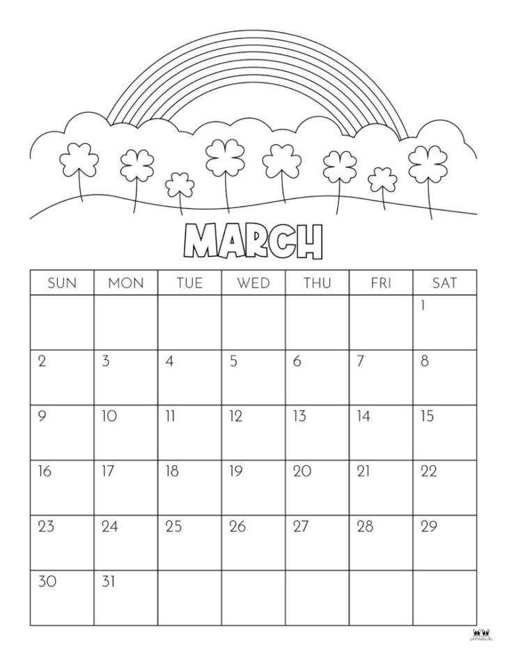 March 2025 Calendar Printable with Notes