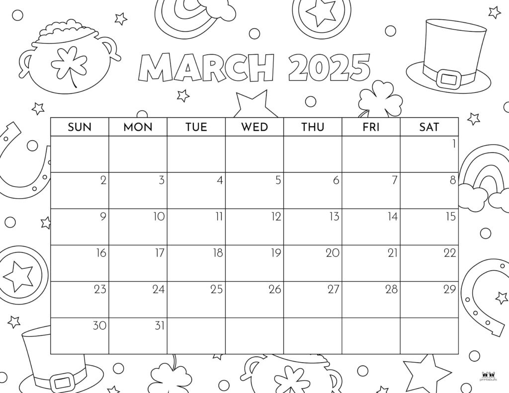 March 2025 Calendars - 107 Free Printables | Printabulls with regard to Printable March Calendar 2025 Free