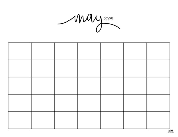 Printable Calendar May 2025