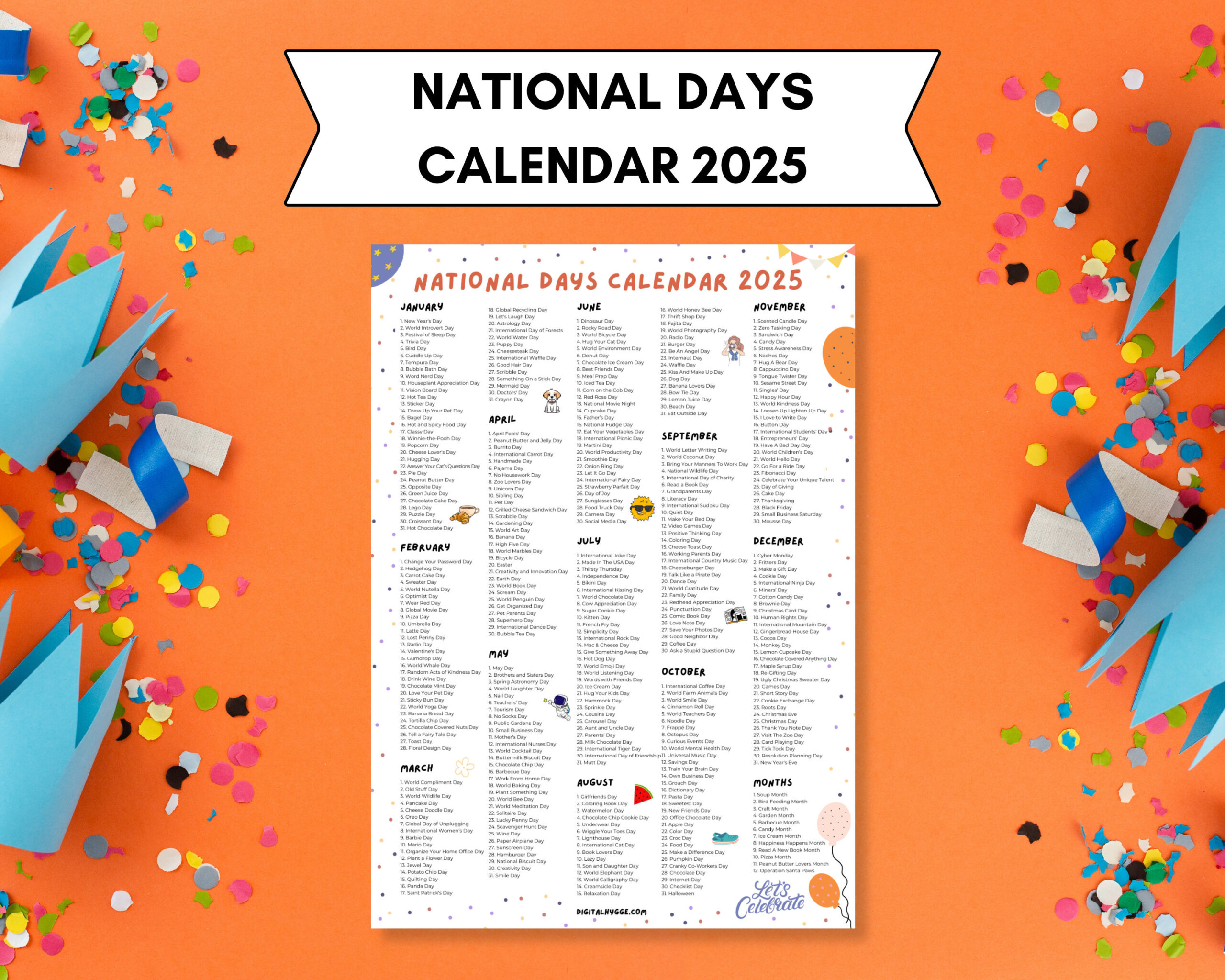 National Feiertage Kalender Printable | 2025 Feiertage Kalender regarding May National Days Calendar 2025