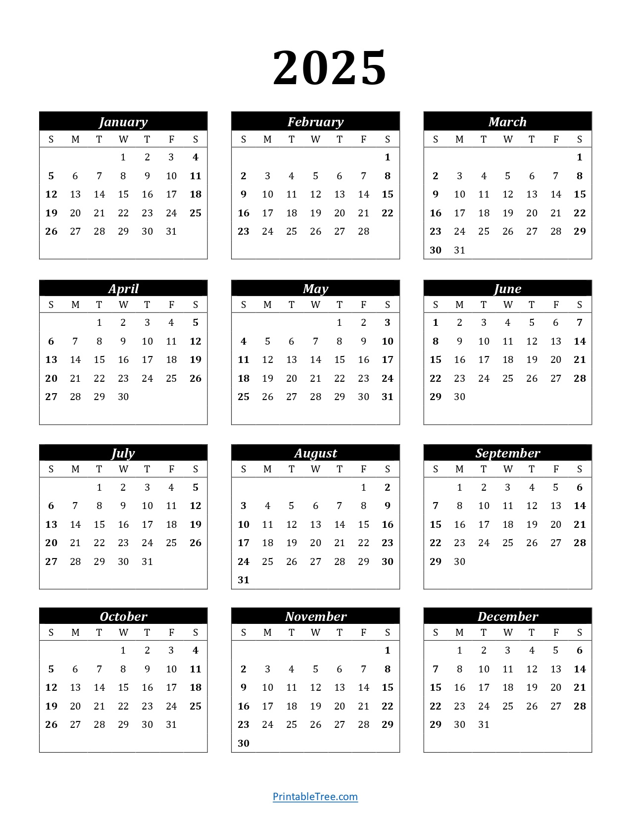 Printable Calendar 2025 One Page With Holidays (Single Page) 2025 inside April 2025 Calendar Printable Vertex