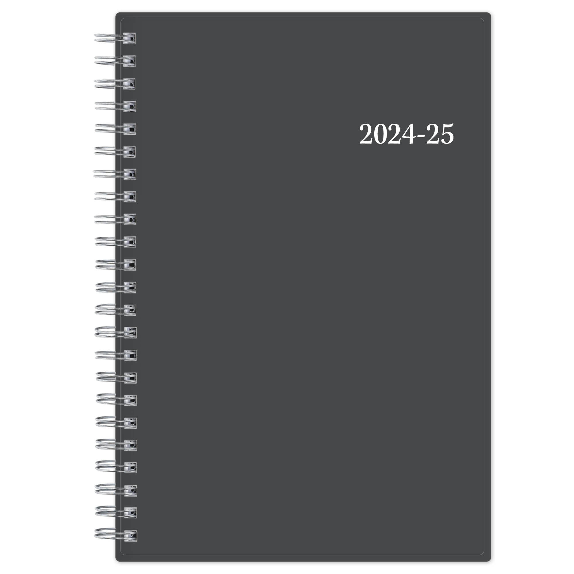2024-2025 Blue Sky Planning Weekly/Monthly Calendar, 5&amp;quot; X 8&amp;quot;, Collegiate Gray, July To June intended for Blue Sky Weekly/Monthly Planning Calendar July 2024 - June 2025