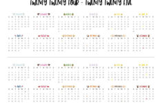 2024-2025 Two Year Calendars – 10 Free Printables | Printabulls regarding June 2024 To June 2025 Calendar Printable