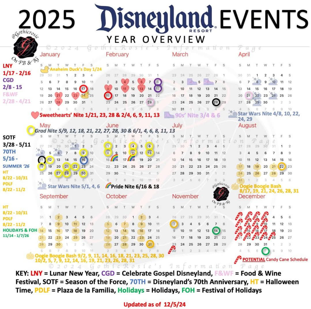 2025 Grad Nights - Disneyland - Touringplans Discussion Forums with Disneyland Crowd Calendar June 2025