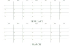 2025 Three Month/Quarterly Calendars – 36 Free Cals | Printabulls with regard to 3 Month Calendar 2025 June July August