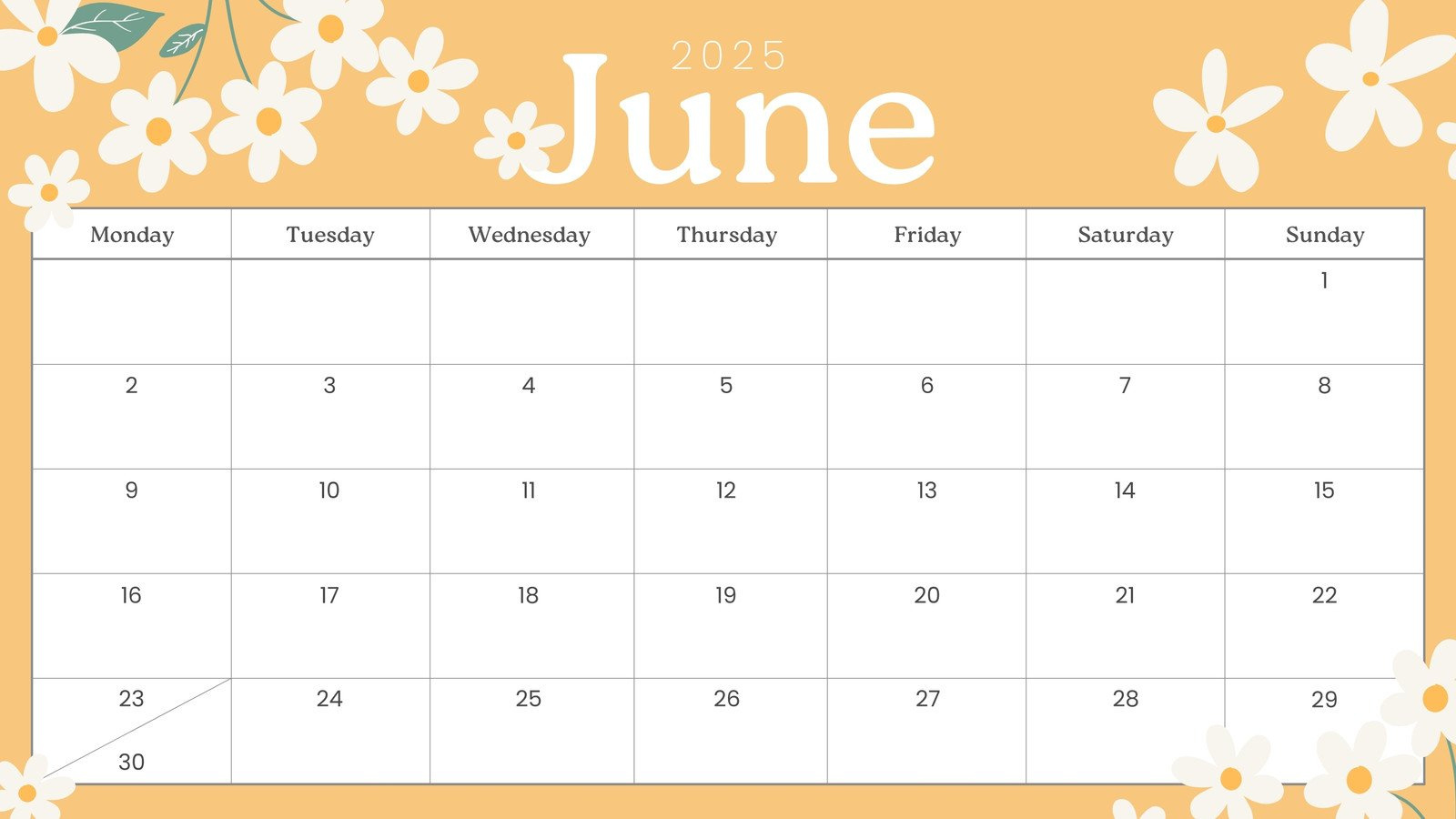 Free Printable, Custom June 2025 Calendar Templates | Canva with Show Me A Calendar For The Month Of June