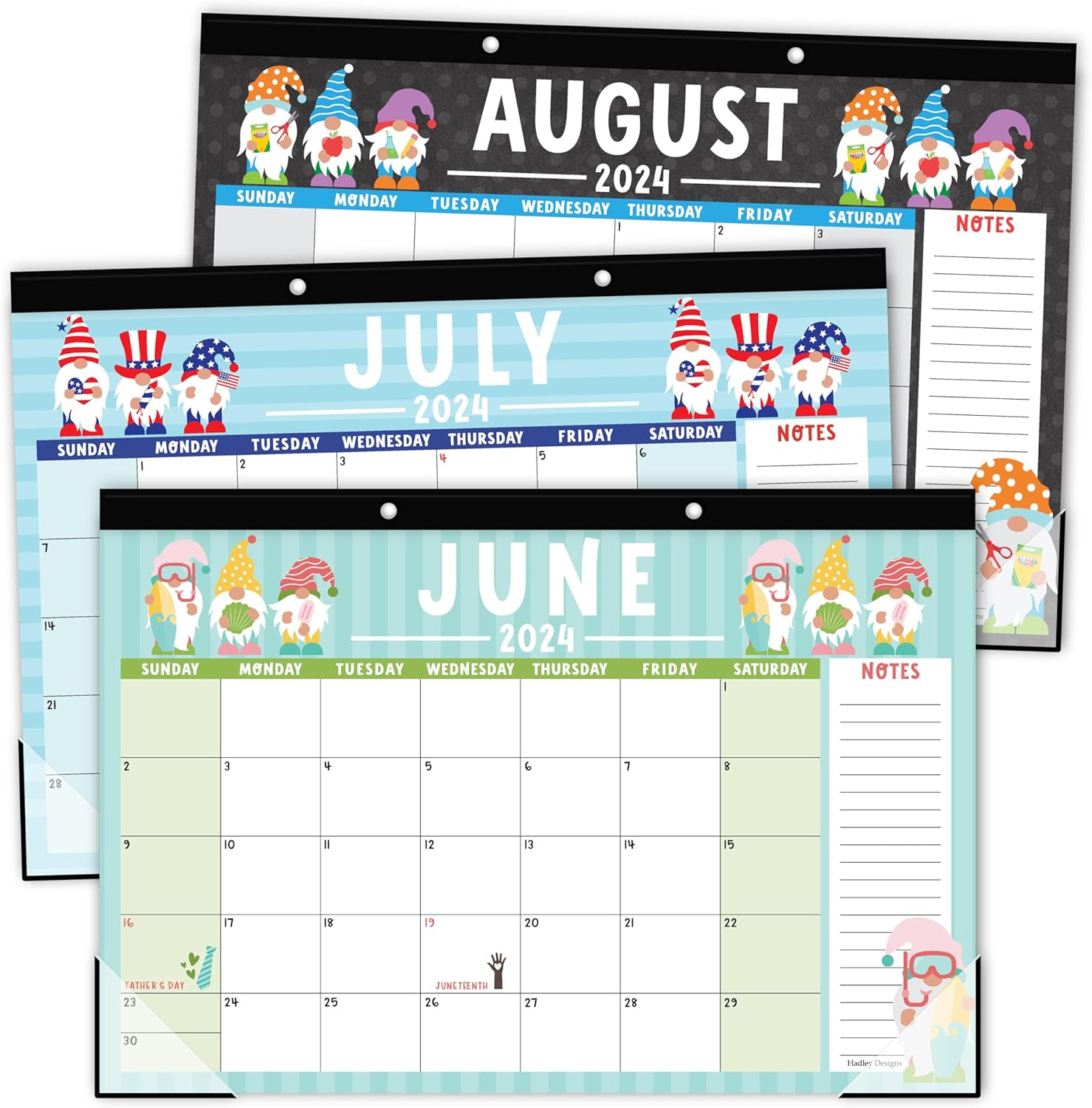 Gnome Teacher Desk Calendar 2024-2025 - Academic Ghana | Ubuy throughout Desk Calendar July 2024 - June 2025
