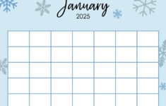 January 2025 Calendars – 107 Free Printables | Printabulls with regard to June 2025 Calendar General Blue