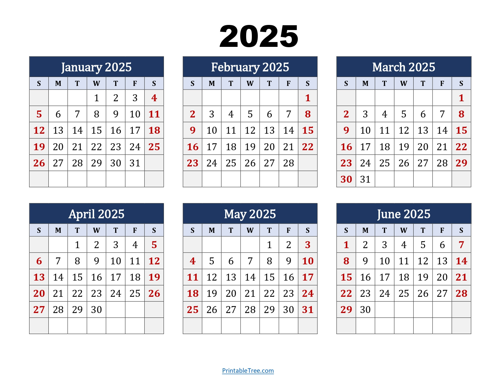 January To June 2025 Calendar Printable Pdf | Si Months Calendar pertaining to January to June 2025 Calendar