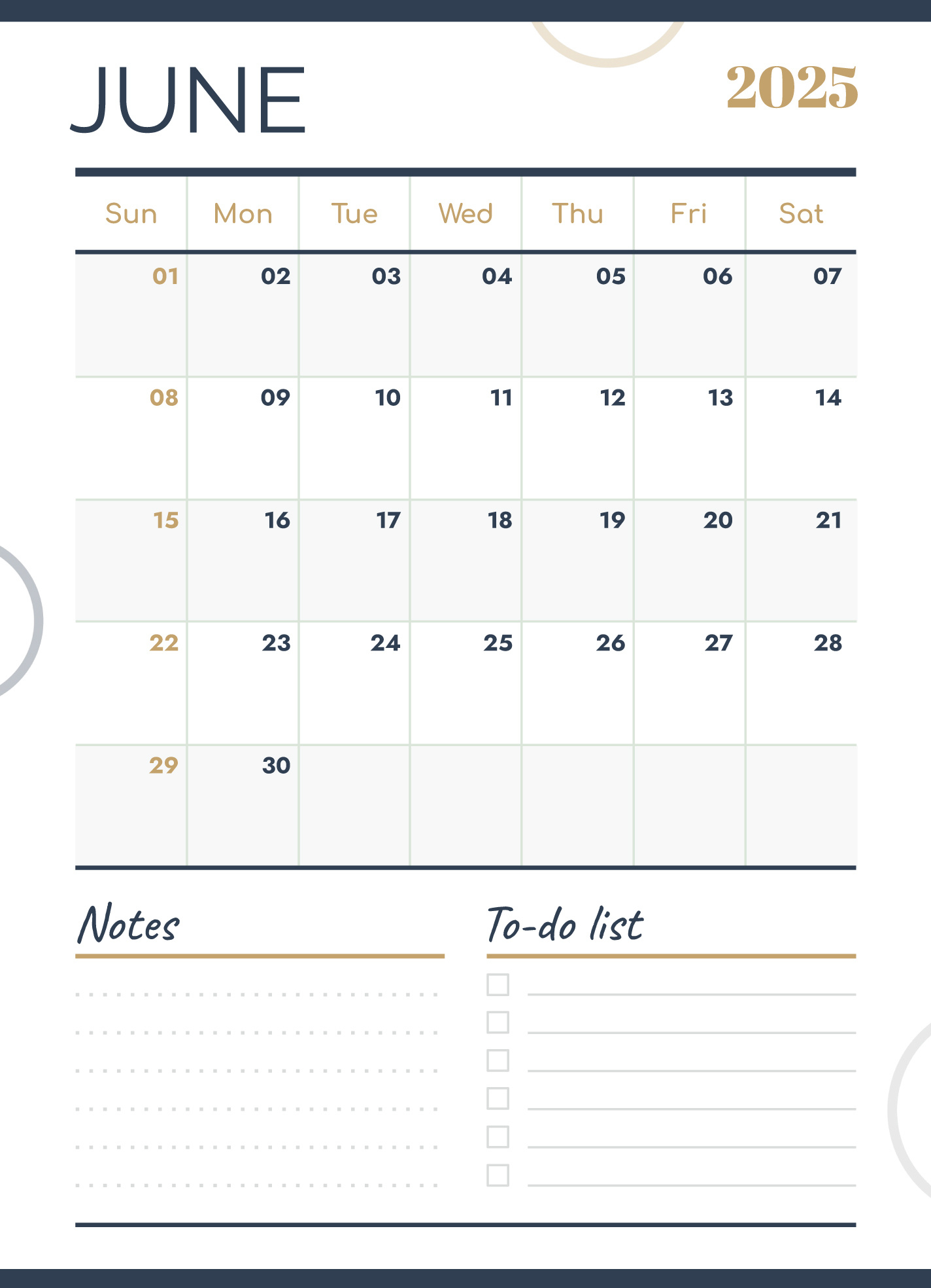 June 2025 Calendar Free Google Docs Template - Gdoc.io with regard to Google Calendar June 2025
