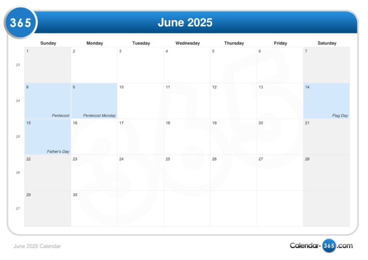 Las Vegas Calendar June 2025