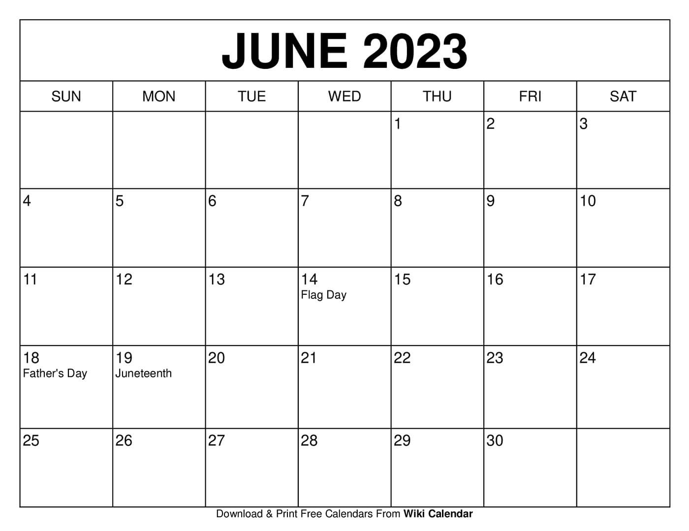 June 2025 Calendar - Printable Templates &amp;amp; More inside Month Of June Calendar Printable
