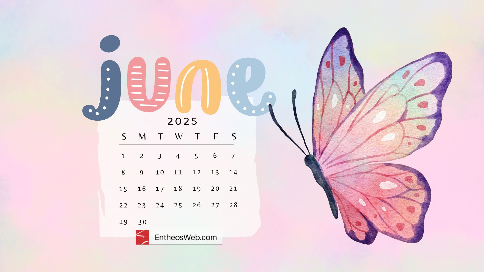 June 2025 Desktop Wallpaper Calendars | Entheosweb pertaining to June 2025 Calendar Wallpaper Desktop