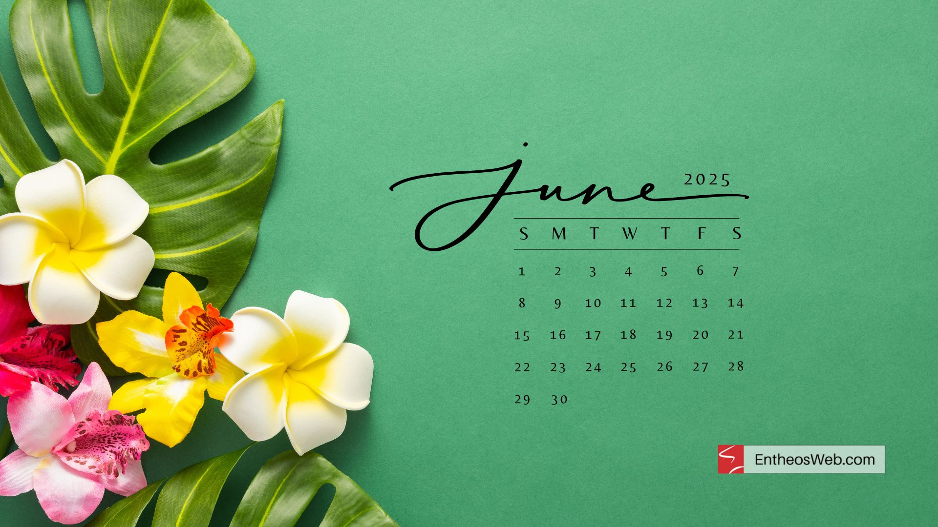 June 2025 Desktop Wallpaper Calendars | Entheosweb pertaining to June Calendar 2025 Desktop Wallpaper