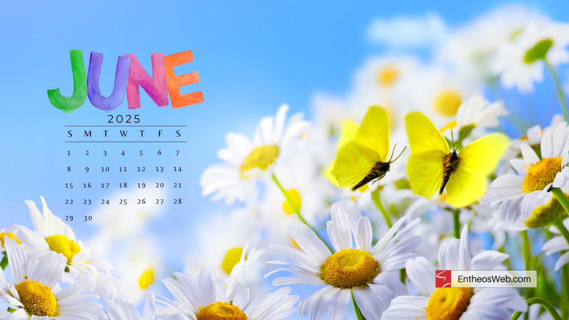 June 2025 Desktop Wallpaper Calendars | Entheosweb regarding June 2025 Calendar Background
