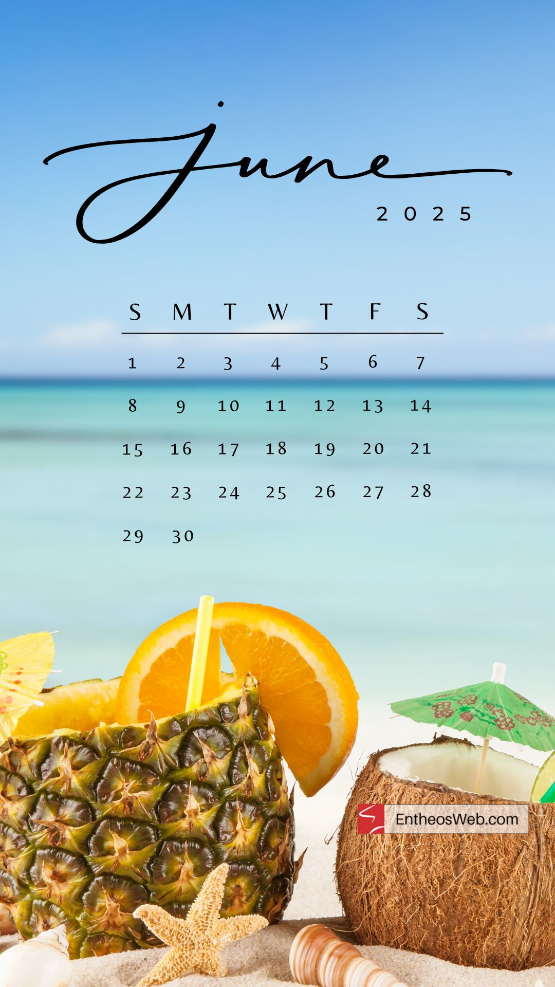 June 2025 Phone Wallpaper &amp;amp; Lockscreen Backgrounds | Entheosweb regarding June Wallpaper Calendar 2025