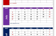 June To August 2025 Calendar Printable Pdf | Three Months Calendar with Calendar June – August 2025