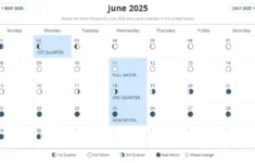 Lunar Calendar For June 2025: How To Use It Daily within June 2025 Lunar Calendar