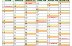 Split Year Calendars 2024/2025 (July To June) – Pdf Templates pertaining to Printable Calendar September 2024 to June 2025