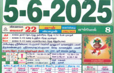 Tamil Monthly Calendar 2023, Tamil Calendar 2023 To 2009 with Tamil Calendar June 2025