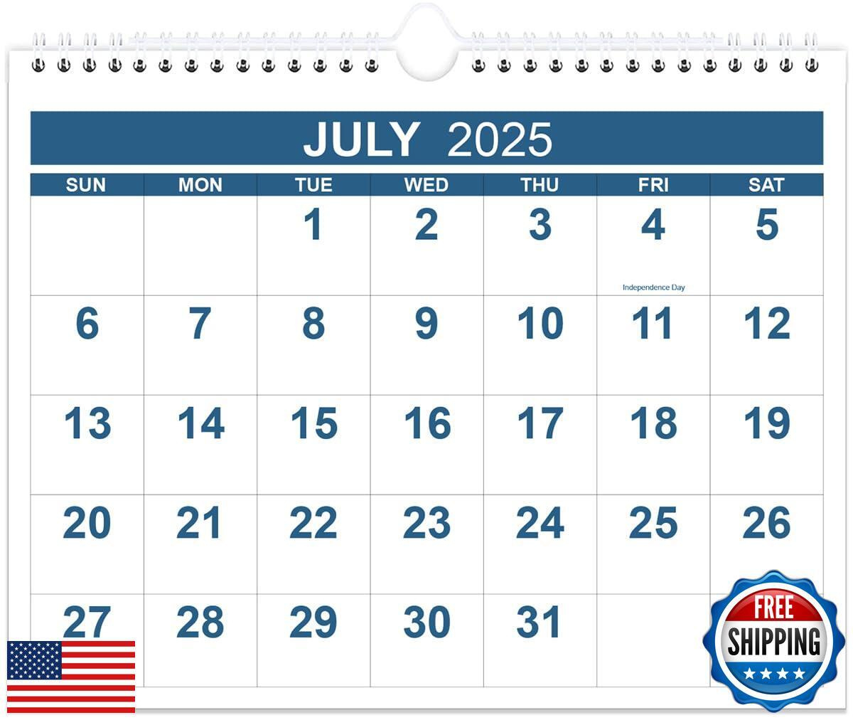 Calendar 2025-2026 - Wall Calendar From July 2025 To December 2026 pertaining to July Calendar 2025 Waterproof