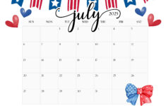 July 2025 Calendar Printables | Entheosweb inside Printable Calendar July 2025 Free Printable