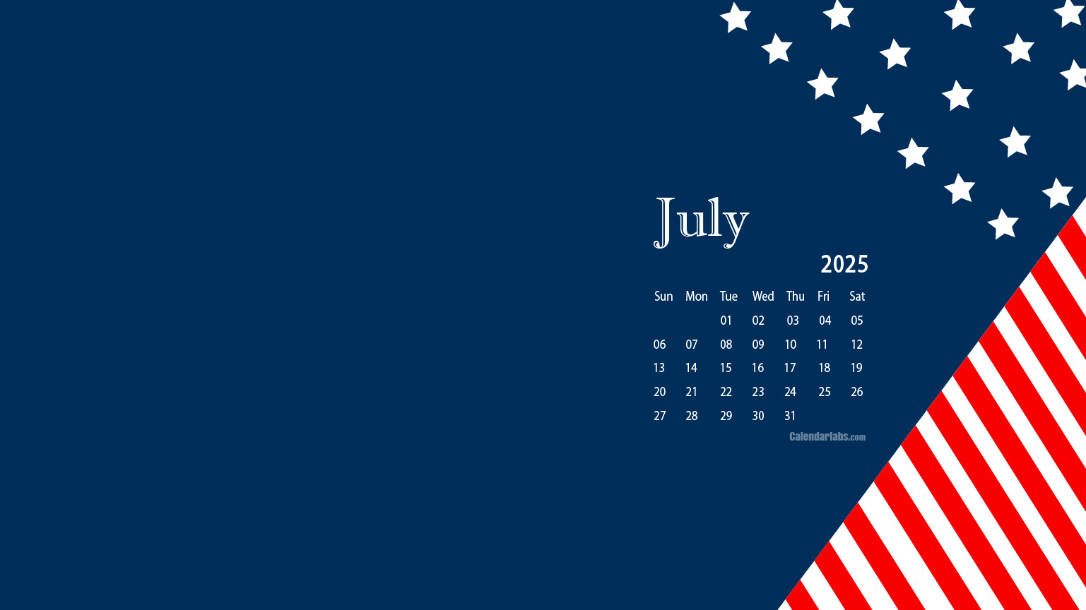 July 2025 Desktop Wallpaper Calendar - Calendarlabs throughout July 2025 Calendar Labs