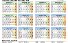 School Calendars 2025/26 Uk – Free Printable Pdf Templates with July 2025 To June 2026 School Calendar