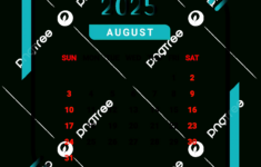 2025 August Month Calendar With Black And Green Vector, Monthly with regard to August 2025 Calendar Clip Art