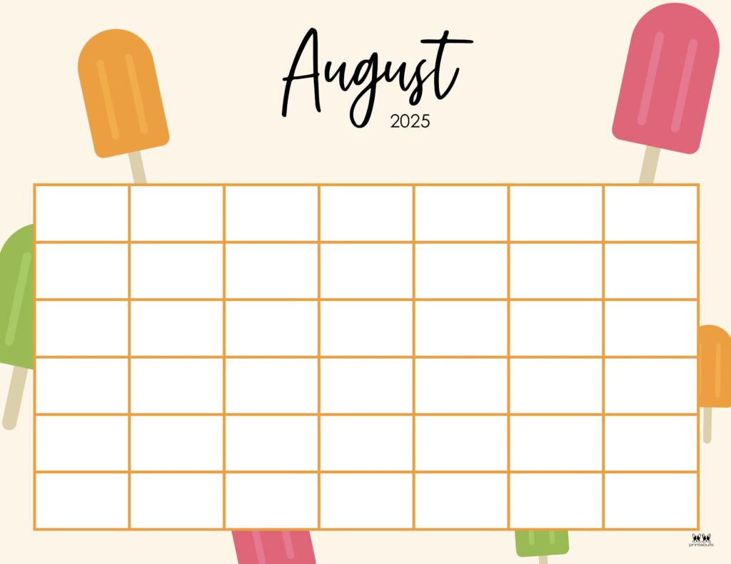 August 2025 Calendars - 107 Free Printables | Printabulls regarding Show Me an August 2025 Calendar