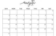 August 2025 Calendars – 107 Free Printables | Printabulls with regard to Printable August September Calendar 2025