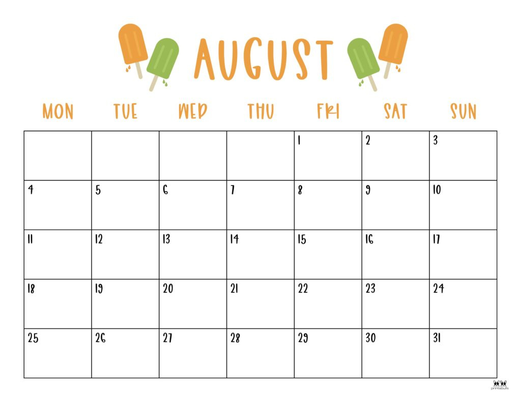 August 2025 Calendars - 107 Free Printables | Printabulls within August 30 2025 Calendar