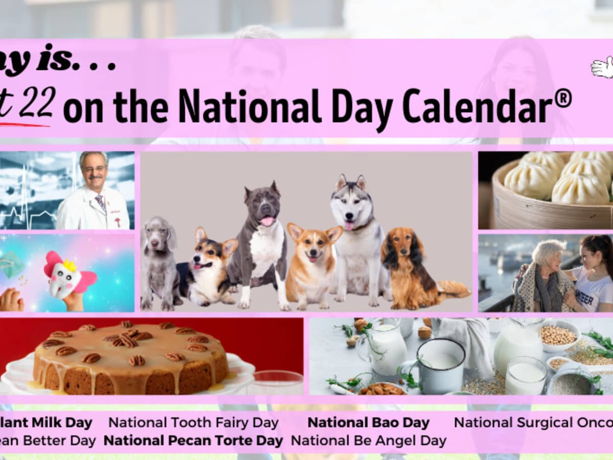 August 22, 2023 | National Be An Angel Day | Never Bean Better Day for National Day Calendar August