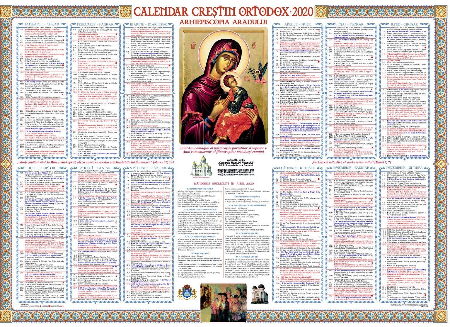 Calendar Ortodox August 2025 🤲 · Calendar Ortodox Român for Calendar Ortodox 2025 August