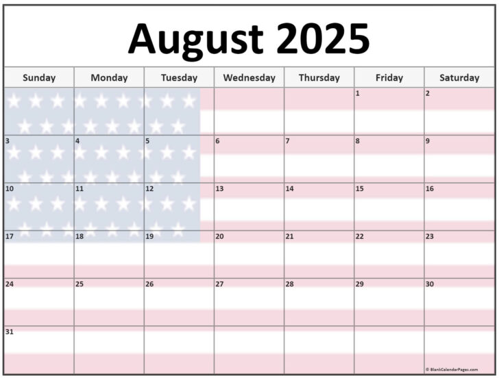 August 2025 Calendar Printable Wiki
