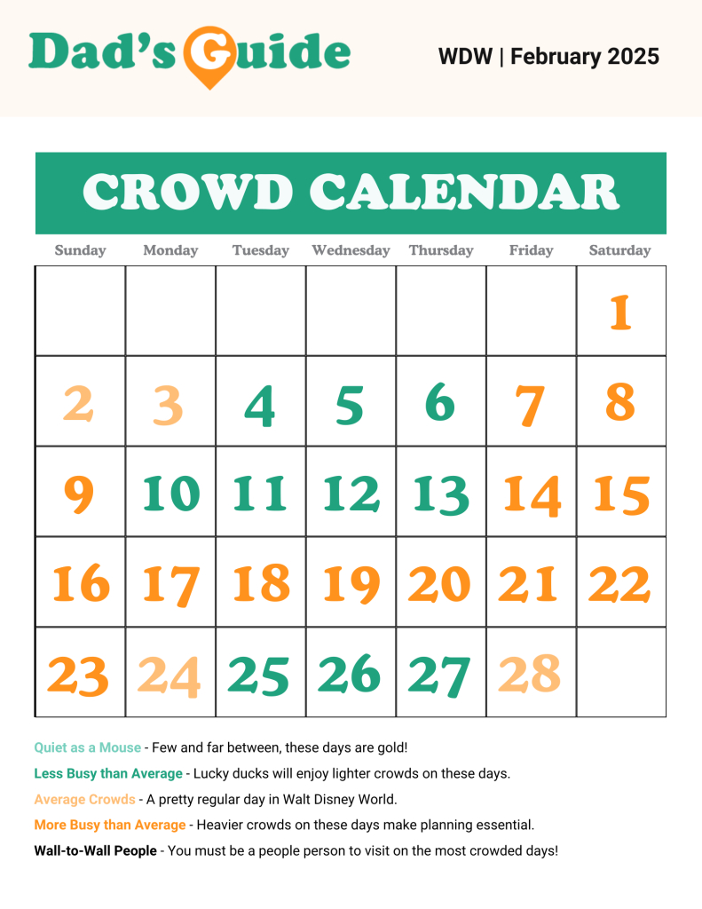 Disney World Crowd Calendar 2025: The Best &amp;amp; Worst Times To Visit throughout Disney Crowd Calendar August 2025