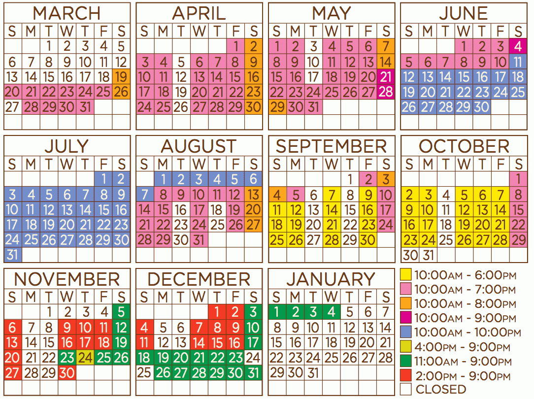 Dollywood Operating Calendar - Calendar Planning Tips with Dollywood Crowd Calendar August 2025