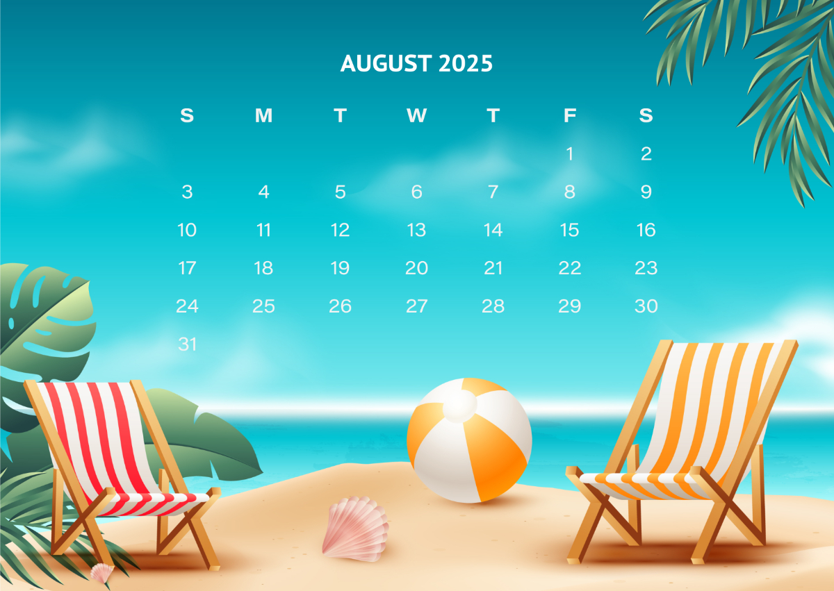 Free August 2025 Calendar Template To Edit Online with August Calendar Printable 2025